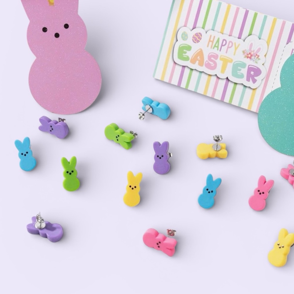 Peeps Hypoallergenic Stud Set, NWT - Picture 2 of 5
